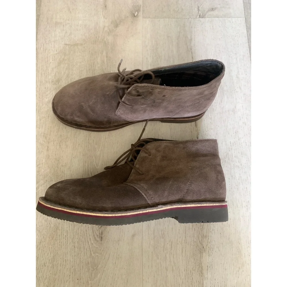 Propet Mens Brown Suede Leather Chukka‎ Desert Boots MCX012S Size 9 XX 5E Wide